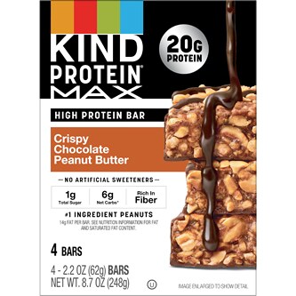 KIND Protein Max Bars, Crispy Chocolate Peanut Butter