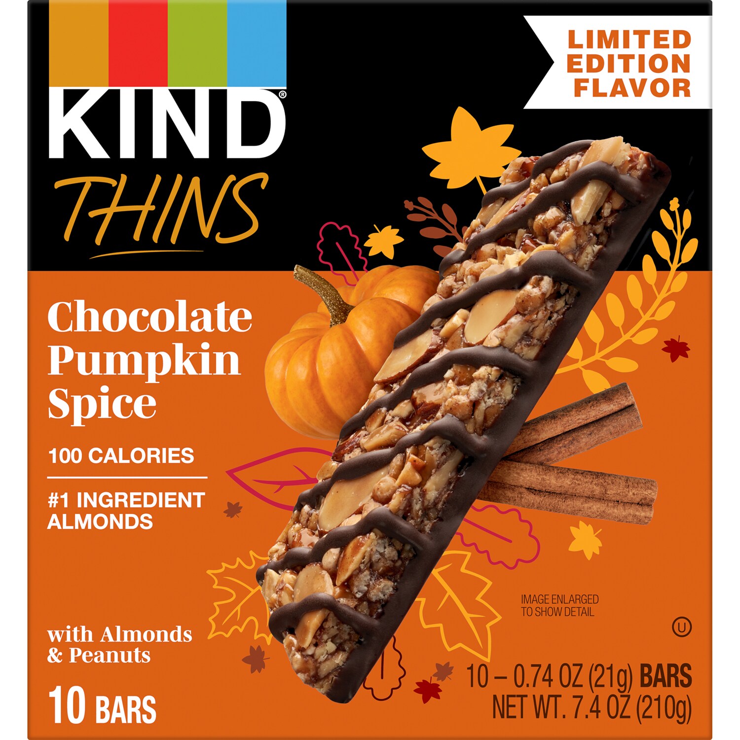KIND Thins Bars, Chocolate Pumpkin Spice