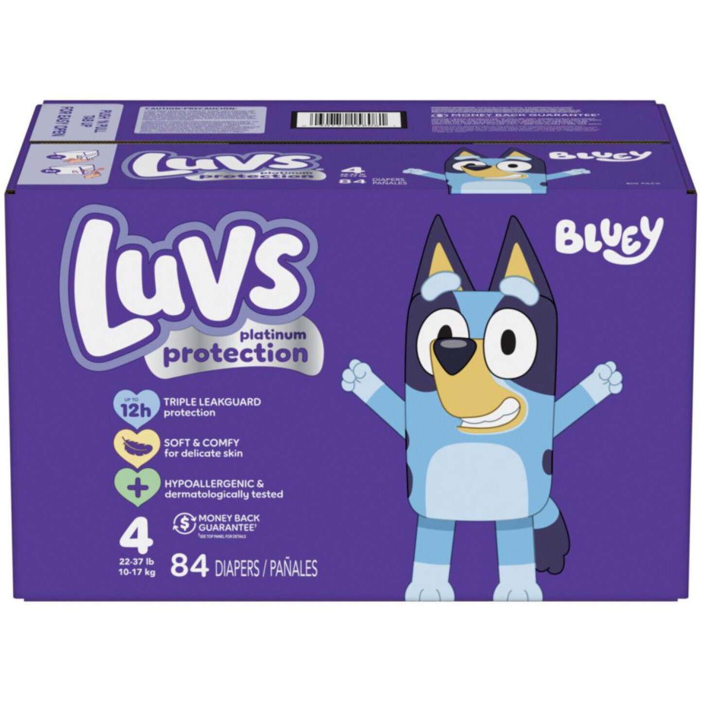 Luvs Platinum Protection Baby Diapers, Size 4