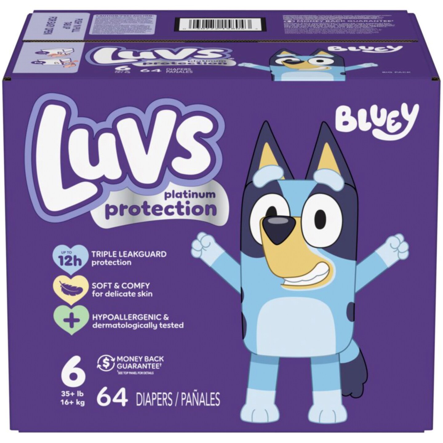 Luvs Platinum Protection Baby Diapers, Size 6