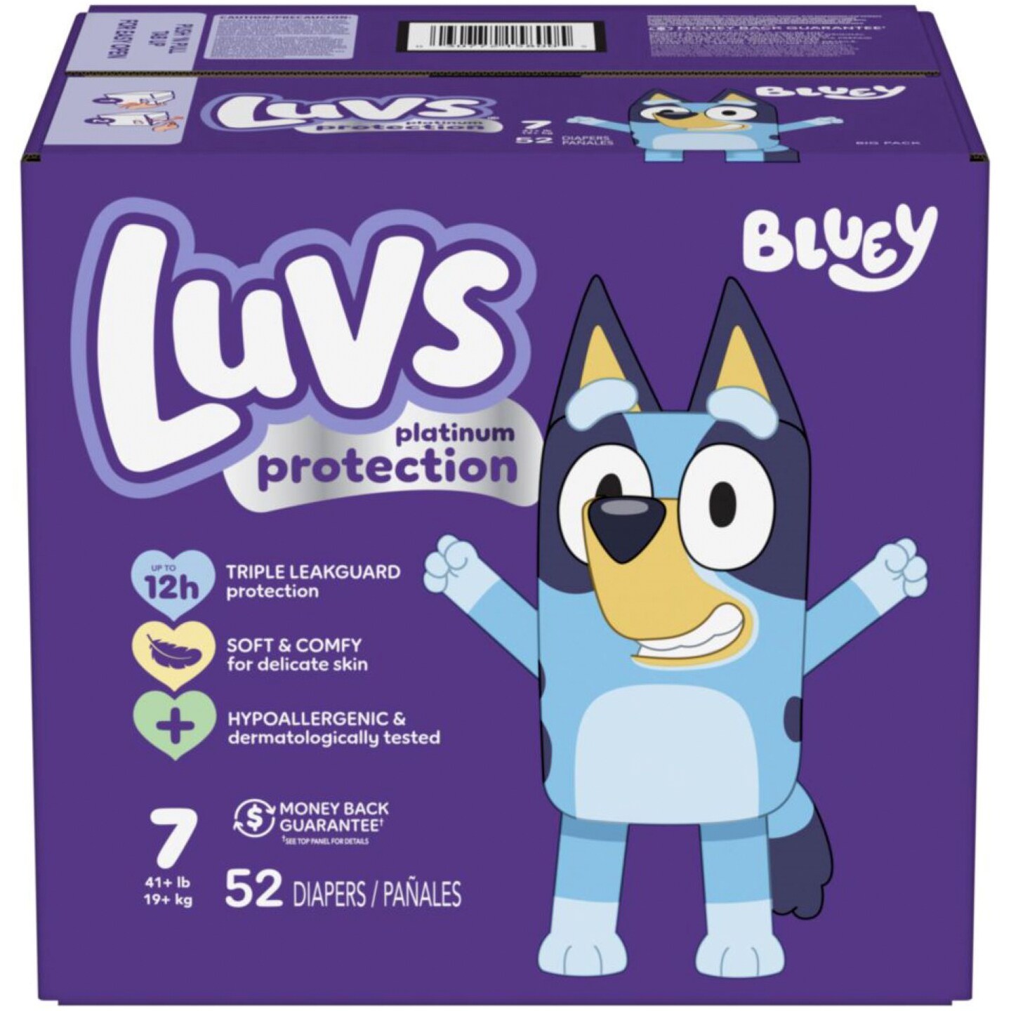 Luvs Platinum Protection Baby Diapers, Size 7