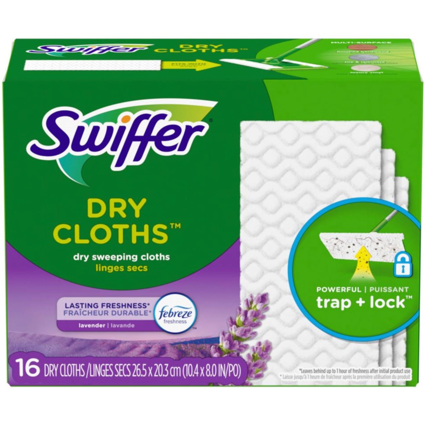 Swiffer Dry Cloths Refill Lavender
