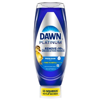 Dawn Platinum Ez-Squeeze Dishwashing Liquid, Fresh Rain Scent