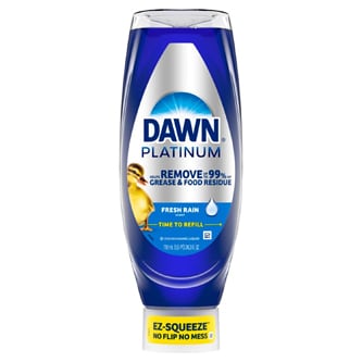 Dawn Platinum Ez-Squeeze Dishwashing Liquid, Fresh Rain Scent