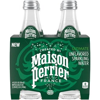 Perrier Maison Perrier Sparkling Water, Glass Bottles