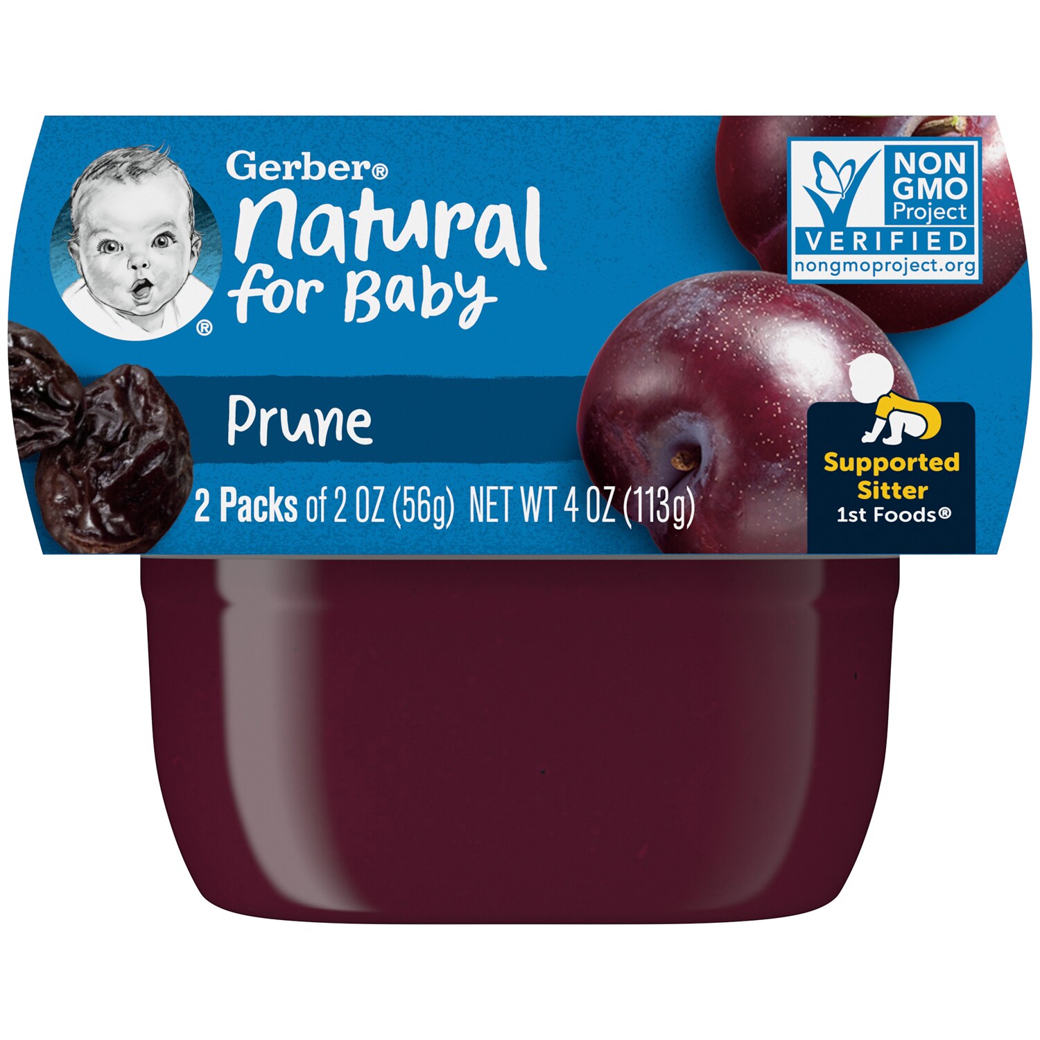 Gerber Natural for Baby 1st Foods, Prune