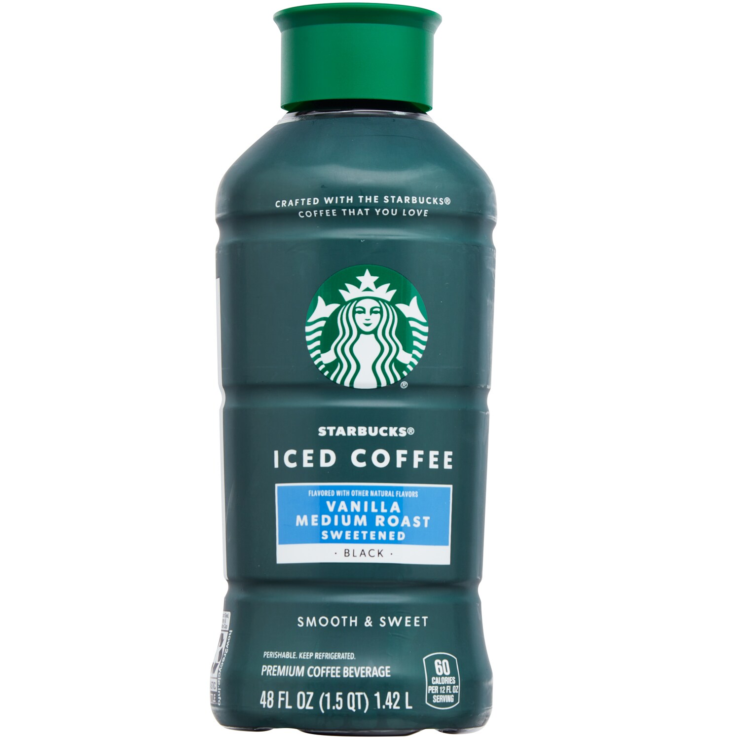 Starbucks Coffee Iced Coffee, Sweetened Medium Roast Vanilla, Plastic Bottle