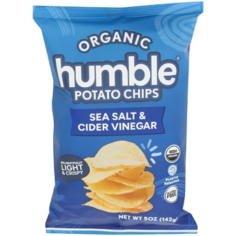 Humble Organic Potato Chips, Sea Salt & Cider Vinegar
