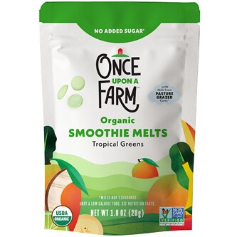Once Upon a Farm Organic Kids Smoothie Melts, Tropical Greens