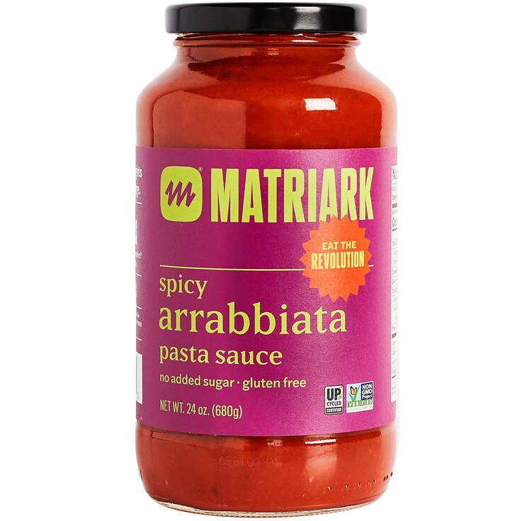 Matriark Foods Upcycled Arrabbiata Sauce, Glass Bottle