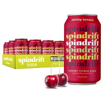 Spindrift Soda Shirley Temple, Cans