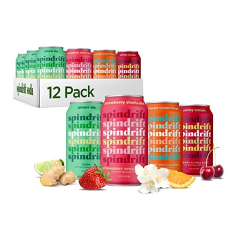Spindrift Soda Variety, Cans