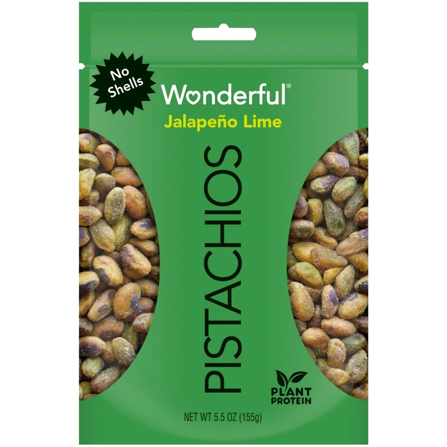 Wonderful No Shell Pistachios, Jalapeno Lime