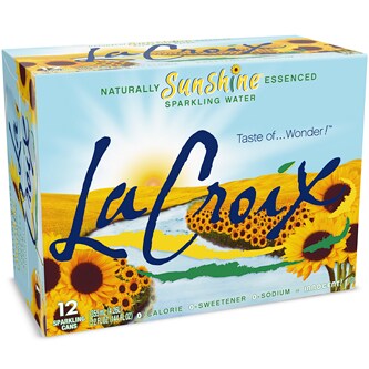 LaCroix Sparkling Water, Sunshine, Cans
