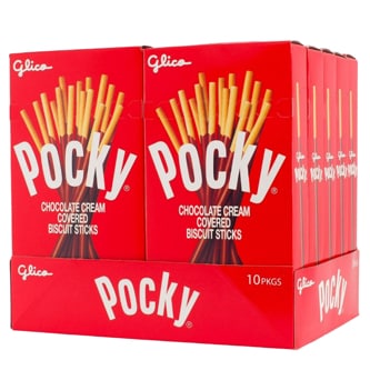 Pocky Chocolate Cream Covered Biscuit Sticks