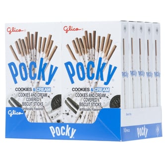 Pocky Cookie & Cream Covered Biscuit Sticks