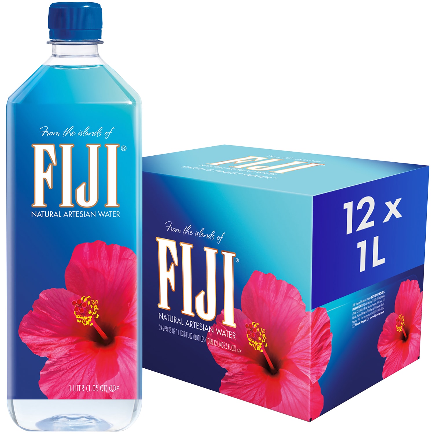FIJI Natural Artesian Water, Plastic Bottles