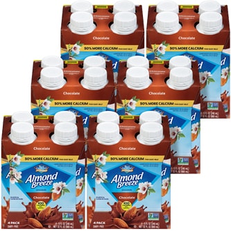 Blue Diamond Almond Breeze Almond Milk, Chocolate, Boxes