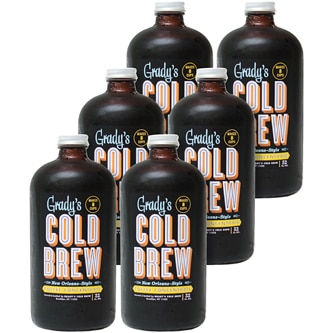 Grady's All Natural Cold Brew Coffee Concentrate, Glass Bottles