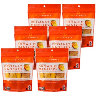 Sol Simple Solar Dried Organic Mangos