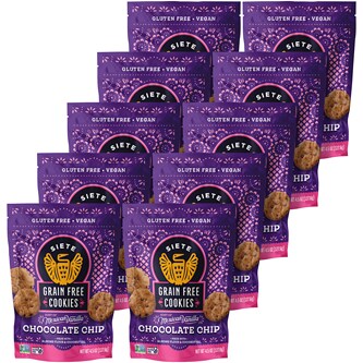 Siete Grain Free Cookies, Mexican Vanilla Chocolate Chip