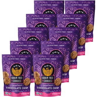 Siete Grain Free Cookies, Mexican Vanilla Chocolate Chip