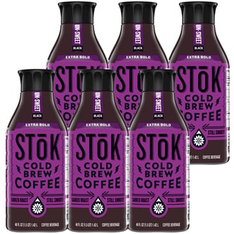 SToK Cold Brew Coffee, Extra Bold, Plastic Bottles