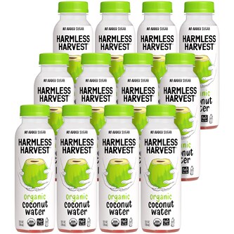 Harmless Harvest Organic Coconut Water, Plastic Bottles