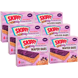 Skippy Wafer Bars, Peanut Butter & Grape Jelly Coated