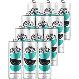 Once Upon a Coconut 100% Pure Coconut Water, Cans