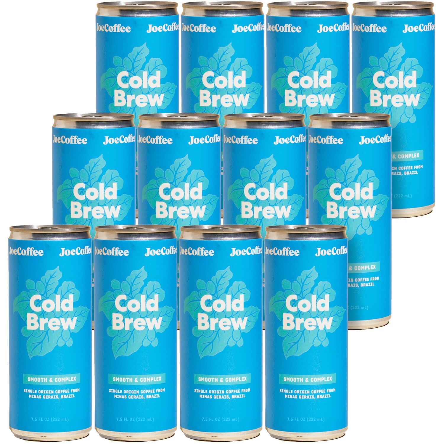 Joe Coffee Company Cold Brew Coffee Smooth & Complex, Case