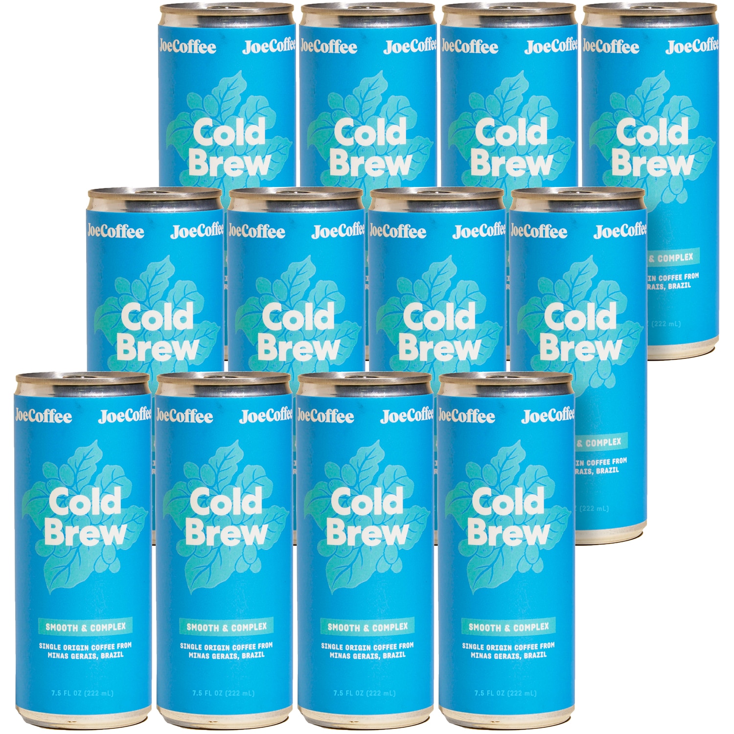Joe Coffee Company Cold Brew Coffee Smooth & Complex, Case