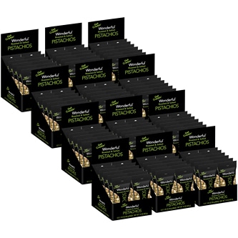 Wonderful Pistachios, Roasted & Salted Snack Pack, Case