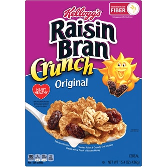 Kellogg's Raisin Bran Crunch Cereal