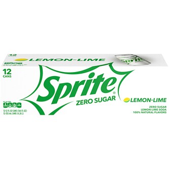 Sprite Zero Lemon-Lime Soda Fridge Pack, Cans