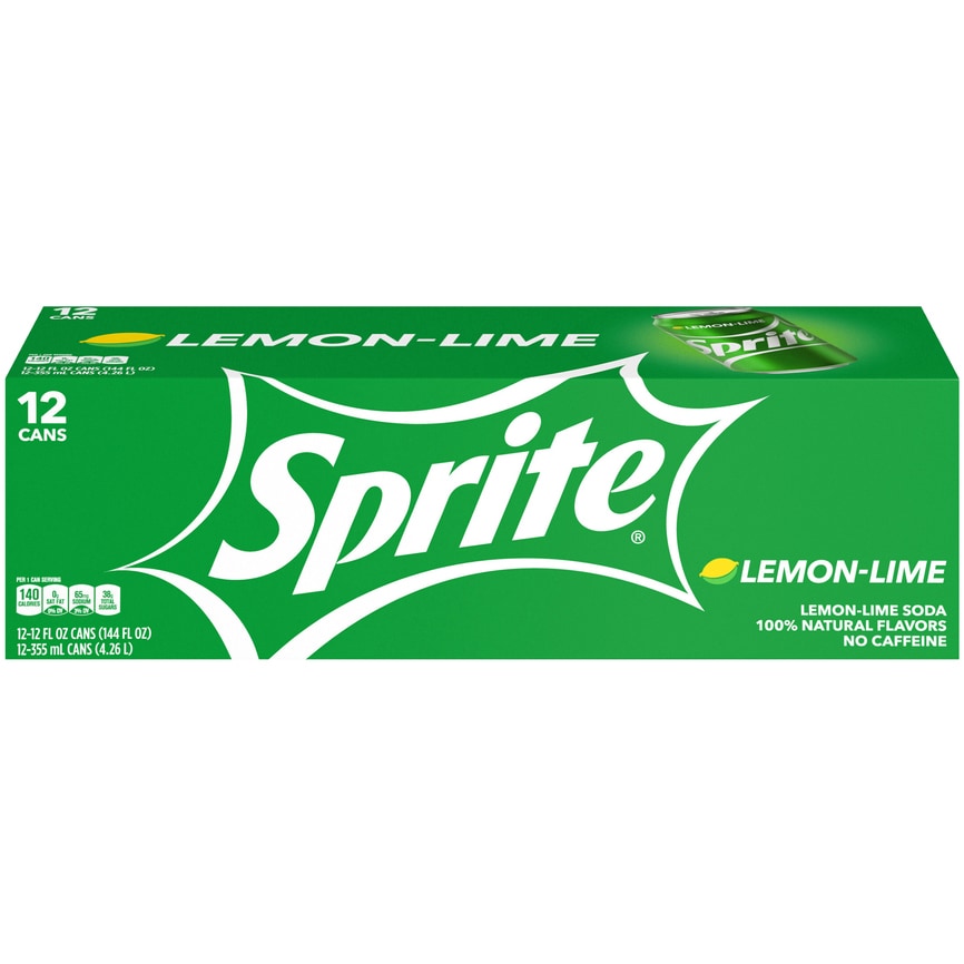 Sprite Lemon-Lime Soda Fridge Pack, Cans