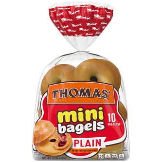 Thomas' Mini Bagels, Plain
