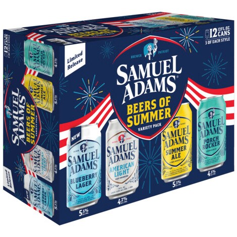 Samuel Adams Beers of Summer Variety Pack, Cans