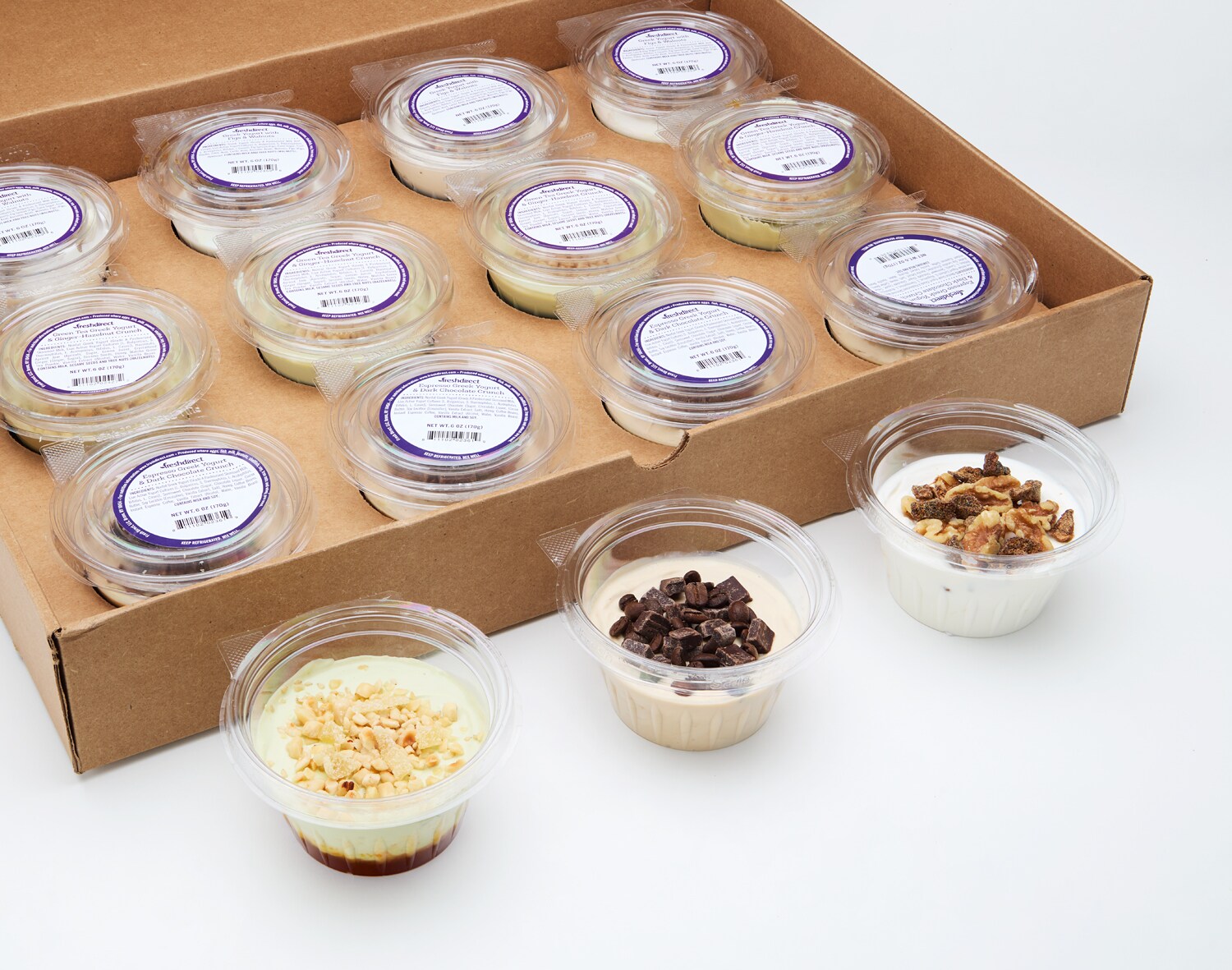 FreshDirect Assorted Yogurt Parfait Platter