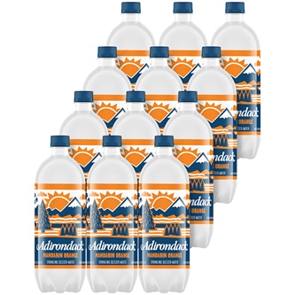 Adirondack Seltzer, Mandarin Orange, Plastic Bottles