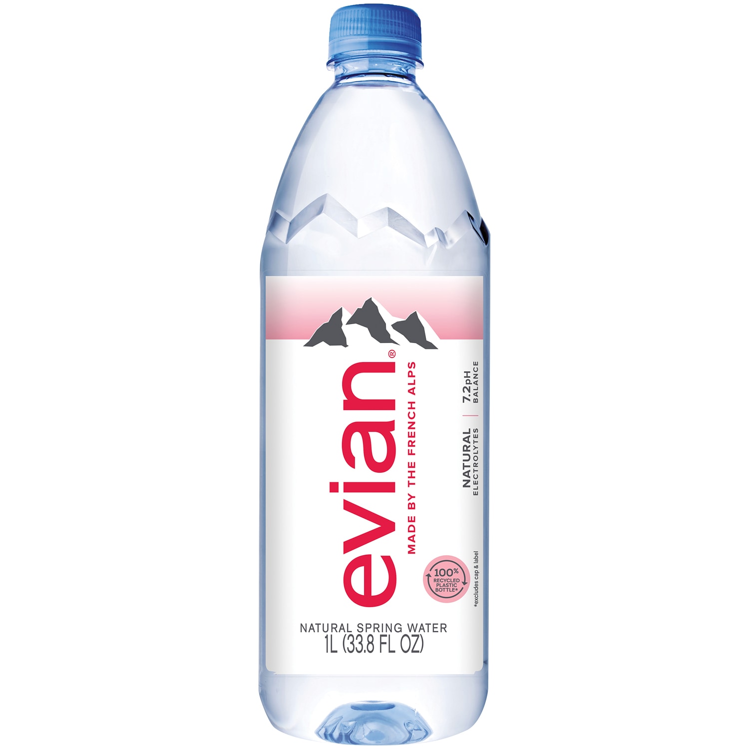 Evian Natural Spring Water, Plastic Bottle