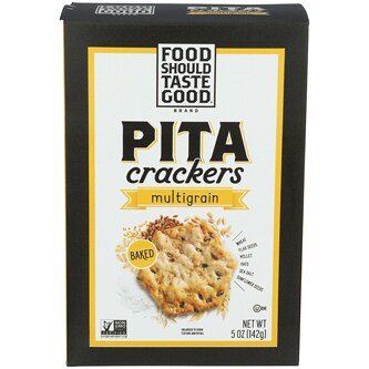 Food Should Taste Good Pita Crackers, Multigrain