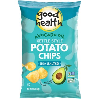 Good Health Avocado Oil Kettle Style Potato Chips, Sea Salted