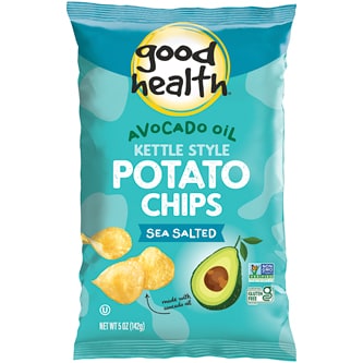 Good Health Avocado Oil Kettle Style Potato Chips, Sea Salted