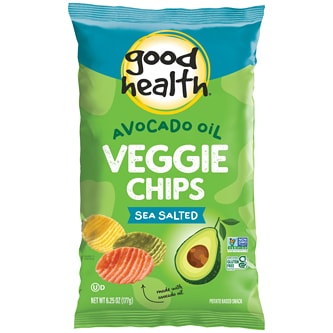 Good Health Crinkle Veggie Chips, Sea Salted