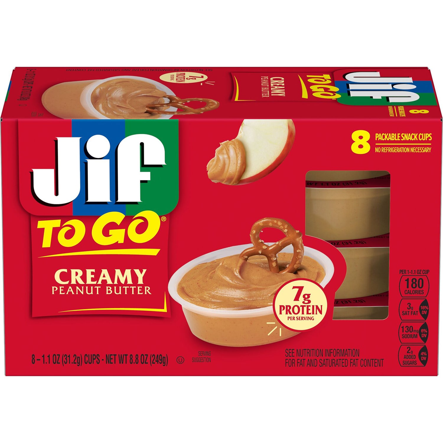 Jif Creamy Peanut Butter To Go Cups