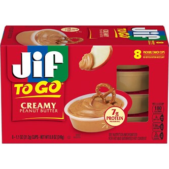 Jif Creamy Peanut Butter To Go Cups