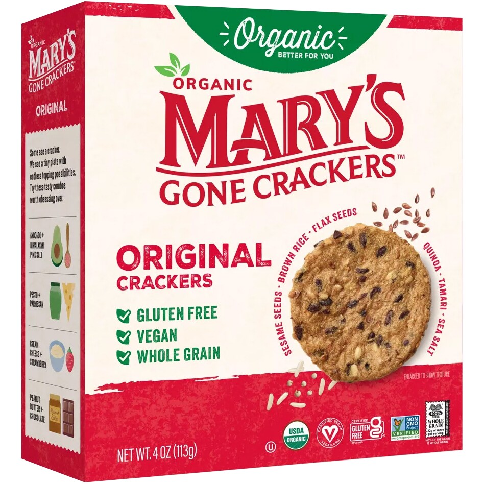 Mary's Gone Crackers Organic Gluten Free Crackers, Original