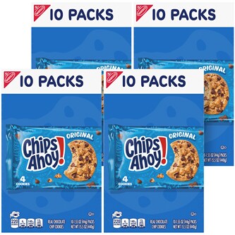 Nabisco Mini Chips Ahoy! Cookies Packs, Case