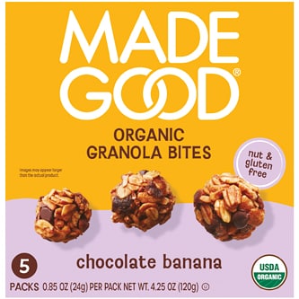 Made Good Granola Minis, Chocolate Banana